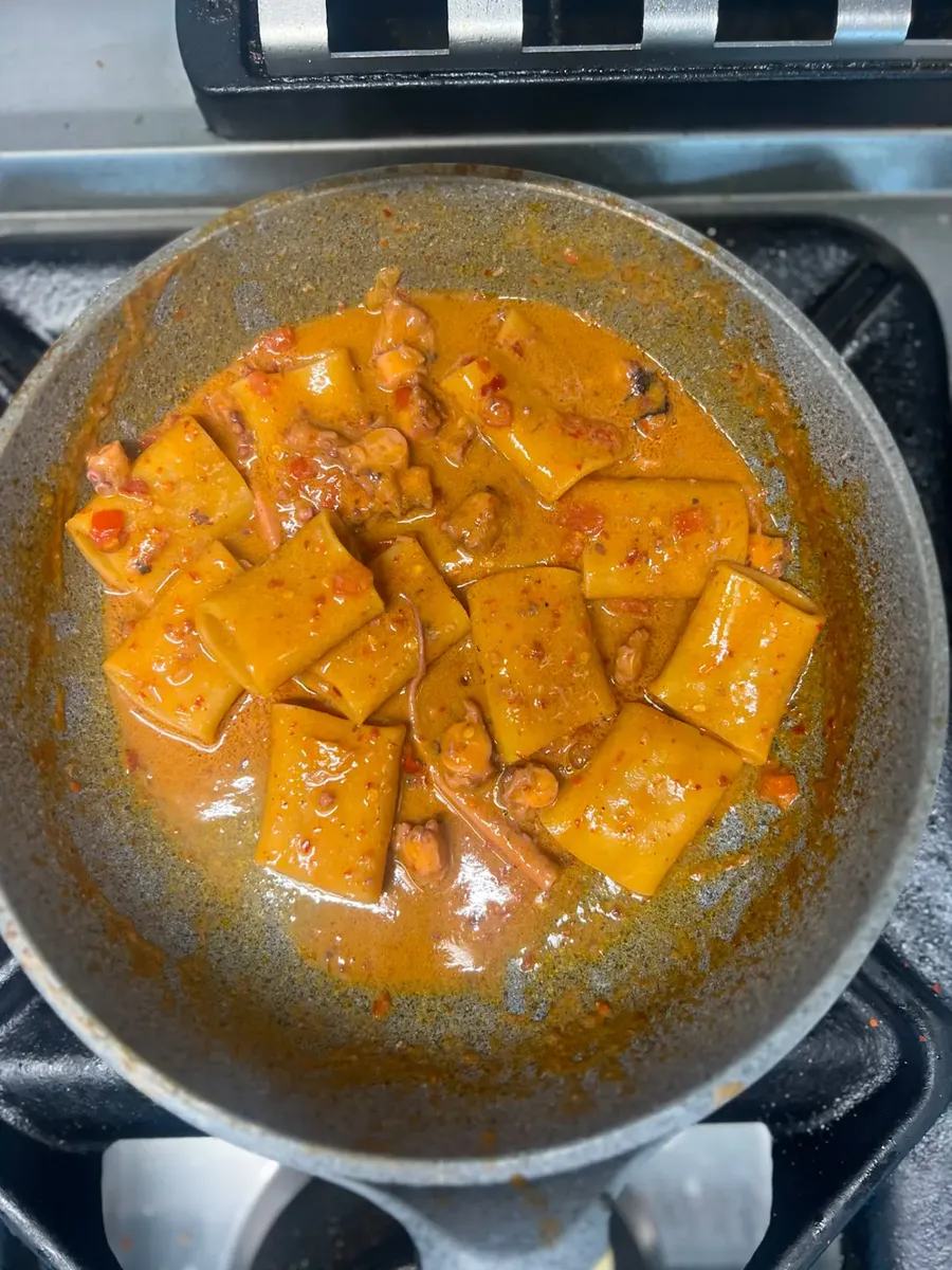 Paccheri al polpo