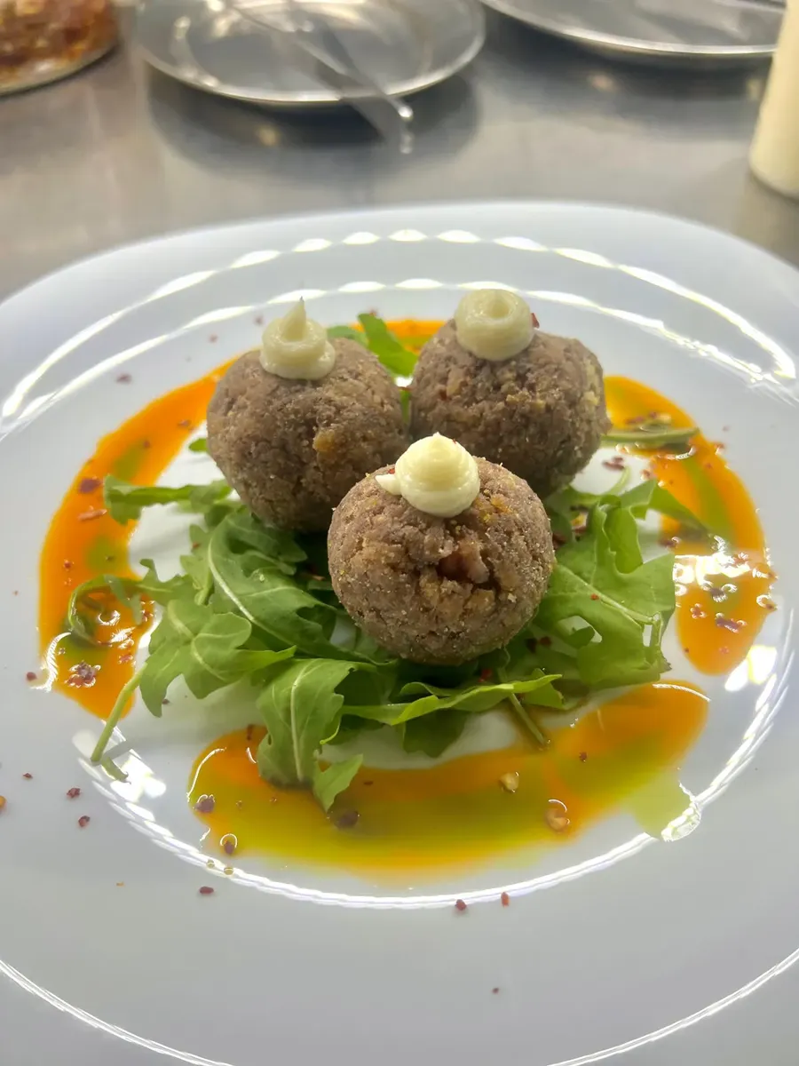 Arancini al polpo